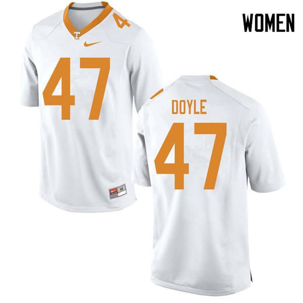 Women #47 Joe Doyle Tennessee Volunteers College Football Jerseys Sale-White
